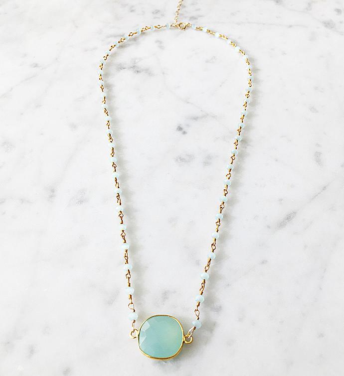 Mrs. Parker Endless Summer Necklace Chalcedony